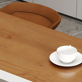 Specialty Wooden Bar Table 3-shelf Bar Height Pub Table with Metal Pedestal Clearhalo 'Bar Furniture' 'Bar Tables' 'bar_tables' 'furn' 'furn_bar_tables' 'Furniture' 'Kitchen & Dining Furniture' 6162736