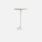Contemporary Round Bar Height Table Metal Pedestal Bar Table for Cafe and Breakroom Solid Wood Natural Clearhalo 'Bar Furniture' 'Bar Tables' 'bar_tables' 'furn' 'furn_bar_tables' 'Furniture' 'Kitchen & Dining Furniture' 6162793