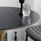 Contemporary Round Bar Height Table Metal Pedestal Bar Table for Cafe and Breakroom Clearhalo 'Bar Furniture' 'Bar Tables' 'bar_tables' 'furn' 'furn_bar_tables' 'Furniture' 'Kitchen & Dining Furniture' 6162803