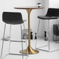 Contemporary Round Bar Height Table Metal Pedestal Bar Table for Cafe and Breakroom Clearhalo 'Bar Furniture' 'Bar Tables' 'bar_tables' 'furn' 'furn_bar_tables' 'Furniture' 'Kitchen & Dining Furniture' 6162810