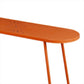 Modern Oval Pub Table Metal Bar Height Table with Footrest for Outdoor Clearhalo 'Bar Furniture' 'Bar Tables' 'bar_tables' 'furn' 'furn_bar_tables' 'Furniture' 'Kitchen & Dining Furniture' 6162890