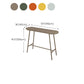 Modern Oval Pub Table Metal Bar Height Table with Footrest for Outdoor Clearhalo 'Bar Furniture' 'Bar Tables' 'bar_tables' 'furn' 'furn_bar_tables' 'Furniture' 'Kitchen & Dining Furniture' 6162895