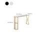 Modern Stone Bar Table Dining Table with Storage Shelves for Kitchen Living Room Clearhalo 'Bar Furniture' 'Bar Tables' 'bar_tables' 'furn' 'furn_bar_tables' 'Furniture' 'Kitchen & Dining Furniture' 6162905
