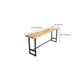 Rectangle Solid Wood Bar Table Trestle Base Dining Table for Kitchen Living Room Clearhalo 'Bar Furniture' 'Bar Tables' 'bar_tables' 'furn' 'furn_bar_tables' 'Furniture' 'Kitchen & Dining Furniture' 6162935