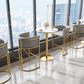 Sintered Stone Bar Table Traditional Luxury Dining Table for Kitchen Living Room Clearhalo 'Bar Furniture' 'Bar Tables' 'bar_tables' 'furn' 'furn_bar_tables' 'Furniture' 'Kitchen & Dining Furniture' 6163003