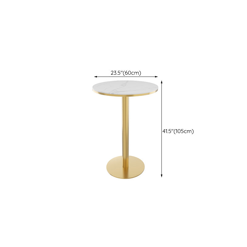 Sintered Stone Bar Table Traditional Luxury Dining Table for Kitchen Living Room Clearhalo 'Bar Furniture' 'Bar Tables' 'bar_tables' 'furn' 'furn_bar_tables' 'Furniture' 'Kitchen & Dining Furniture' 6163005