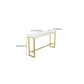 Sintered Stone Bar Table Traditional Luxury Dining Table for Kitchen Living Room Clearhalo 'Bar Furniture' 'Bar Tables' 'bar_tables' 'furn' 'furn_bar_tables' 'Furniture' 'Kitchen & Dining Furniture' 6163007