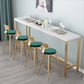 Contemporary Bar Table Rectangle Solid Wood Pub Table for Outdoor White Without Chairs Clearhalo 'Bar Furniture' 'Bar Tables' 'bar_tables' 'furn' 'furn_bar_tables' 'Furniture' 'Kitchen & Dining Furniture' 6163019
