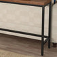 Modern 41.3"H Bar Table Black Iron Solid Wood Pub Table for Living Room Clearhalo 'Bar Furniture' 'Bar Tables' 'bar_tables' 'furn' 'furn_bar_tables' 'Furniture' 'Kitchen & Dining Furniture' 6163221
