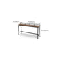 Modern 41.3"H Bar Table Black Iron Solid Wood Pub Table for Living Room Clearhalo 'Bar Furniture' 'Bar Tables' 'bar_tables' 'furn' 'furn_bar_tables' 'Furniture' 'Kitchen & Dining Furniture' 6163229