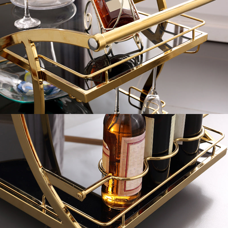 32.68" High Contemporary Style Prep Table Rolling Metal Prep Table for Kitchen