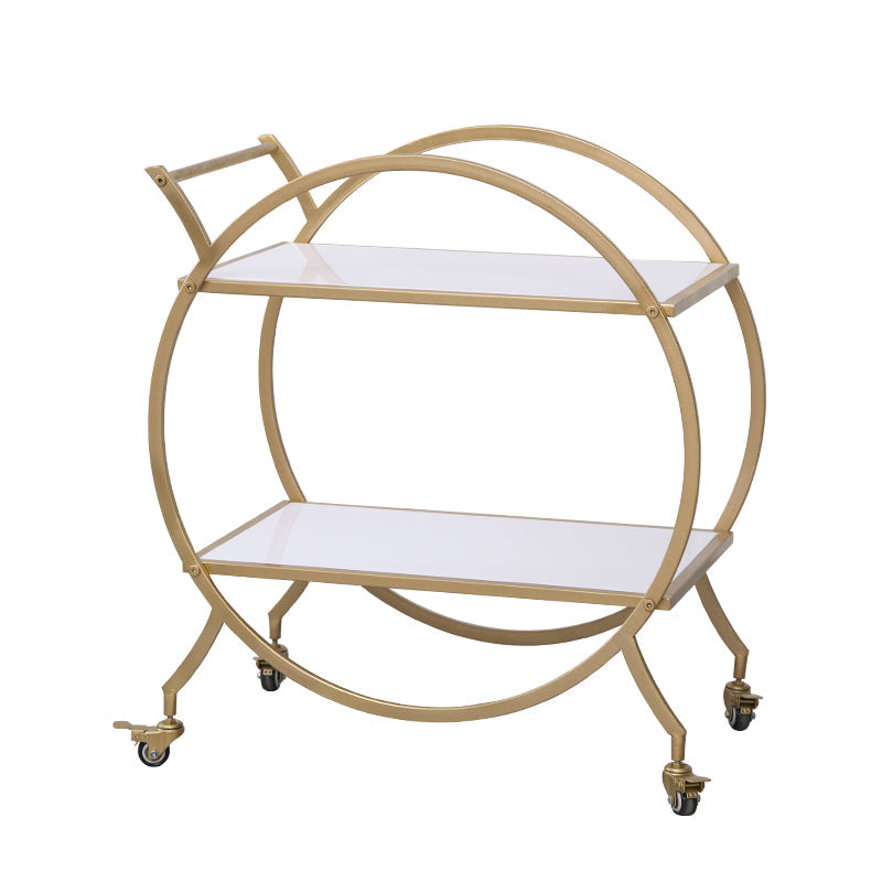 30.71" High Contemporary Style Prep Table Rolling Metal Prep Table for Kitchen