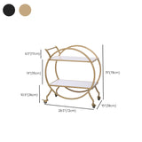 30.71" High Contemporary Style Prep Table Rolling Metal Prep Table for Kitchen