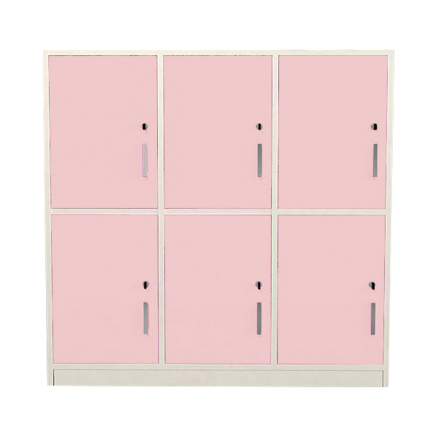 Gabinete de almacenamiento moderno de acabado mate de madera fabricada con puertas con bisagras