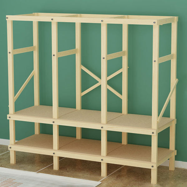 Contemporary Style Wardrobe Pine Solid Wood 1-Door Wardrobe Closet for Bedroom Clearhalo 'Armoires & Wardrobes' 'armoires_wardrobes' 'Bedroom Furniture' 'furn' 'furn_armoires_wardrobes' 'Furniture' 6165874