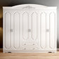 Engineered Wood Cabinet with 2 Drawers French Country White Wardrobe for Home Clearhalo 'Armoires & Wardrobes' 'armoires_wardrobes' 'Bedroom Furniture' 'furn' 'furn_armoires_wardrobes' 'Furniture' 6165898