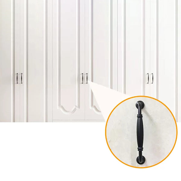 Engineered Wood Cabinet with 2 Drawers French Country White Wardrobe for Home Clearhalo 'Armoires & Wardrobes' 'armoires_wardrobes' 'Bedroom Furniture' 'furn' 'furn_armoires_wardrobes' 'Furniture' 6165907