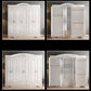 Engineered Wood Cabinet with 2 Drawers French Country White Wardrobe for Home Clearhalo 'Armoires & Wardrobes' 'armoires_wardrobes' 'Bedroom Furniture' 'furn' 'furn_armoires_wardrobes' 'Furniture' 6165912