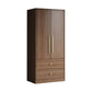 Brown Engineered Wood Wardrobe Closet Modern Wardrobe Armoire
