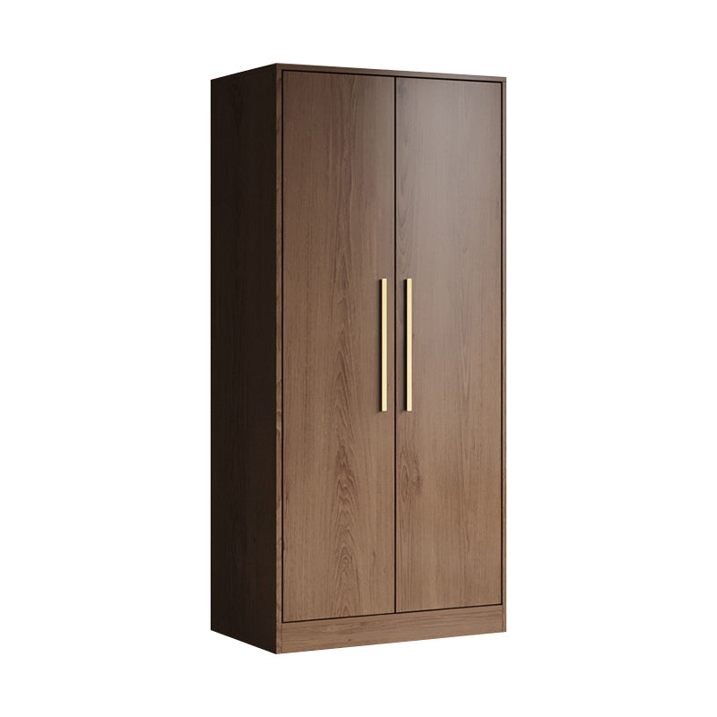 Brown Engineered Wood Wardrobe Closet Modern Wardrobe Armoire