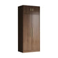 Brown Engineered Wood Wardrobe Closet Modern Wardrobe Armoire