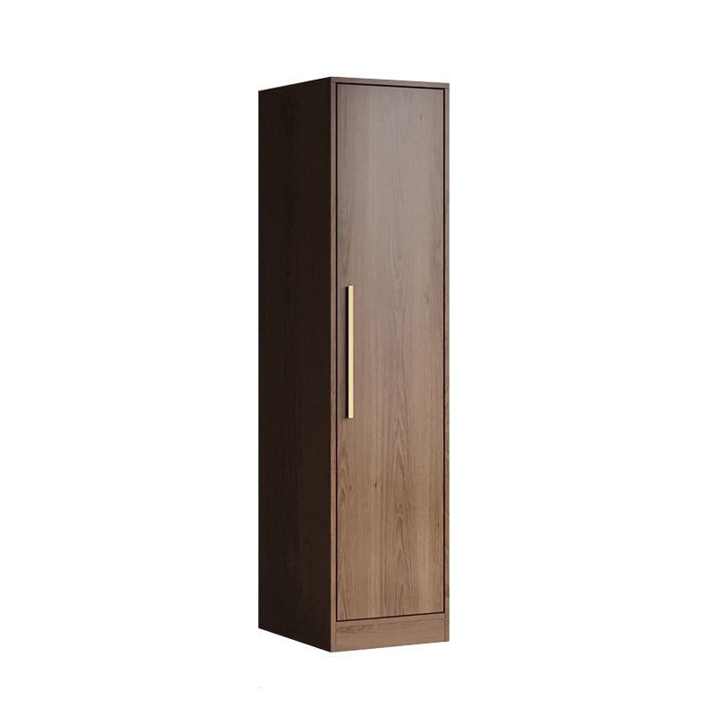 Brown Engineered Wood Wardrobe Closet Modern Wardrobe Armoire