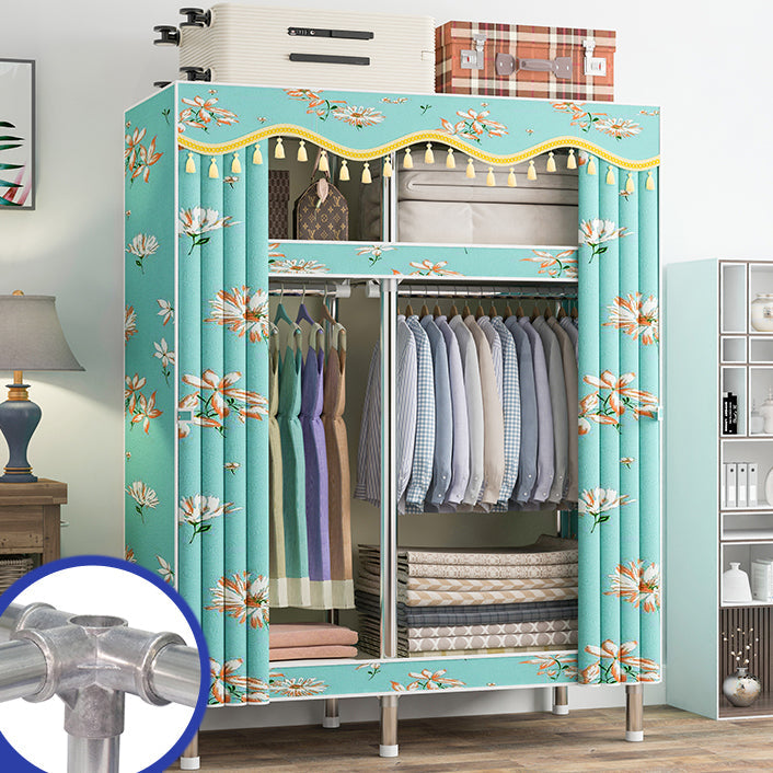 Armaco di guardaroba contemporaneo con scaffali armadio del guardaroba in acciaio