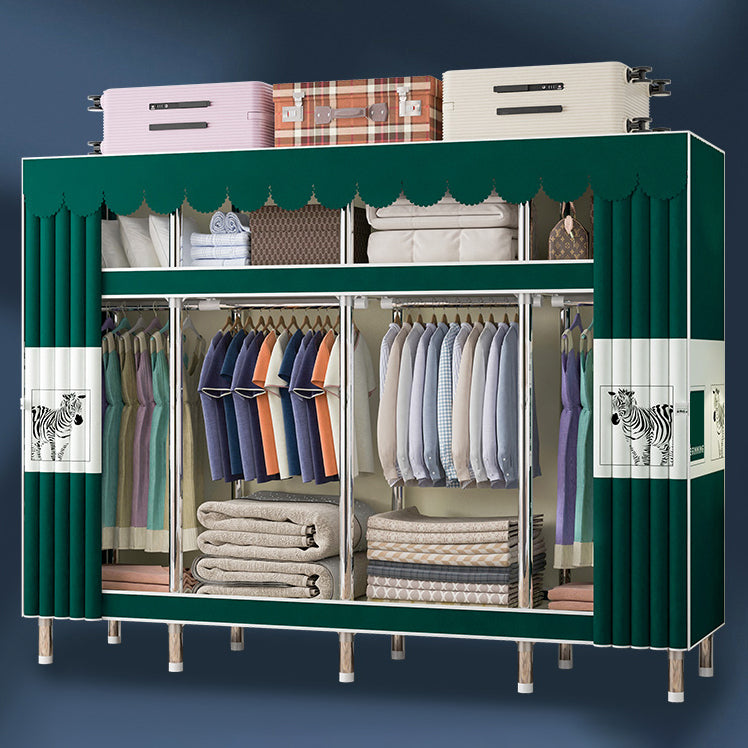 Armaco di guardaroba contemporaneo con scaffali armadio del guardaroba in acciaio