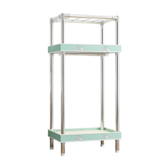 Armaco di guardaroba contemporaneo con scaffali armadio del guardaroba in acciaio