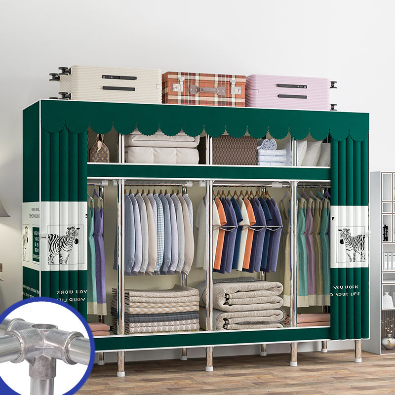 Armaco di guardaroba contemporaneo con scaffali armadio del guardaroba in acciaio