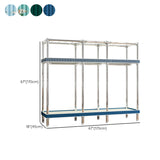 Armaco di guardaroba contemporaneo con scaffali armadio del guardaroba in acciaio