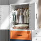 Contemporary Wardrobe Closet Plastic Wardrobe Cabinet with Legs Clearhalo 'Armoires & Wardrobes' 'armoires_wardrobes' 'Bedroom Furniture' 'furn' 'furn_armoires_wardrobes' 'Furniture' 6166108