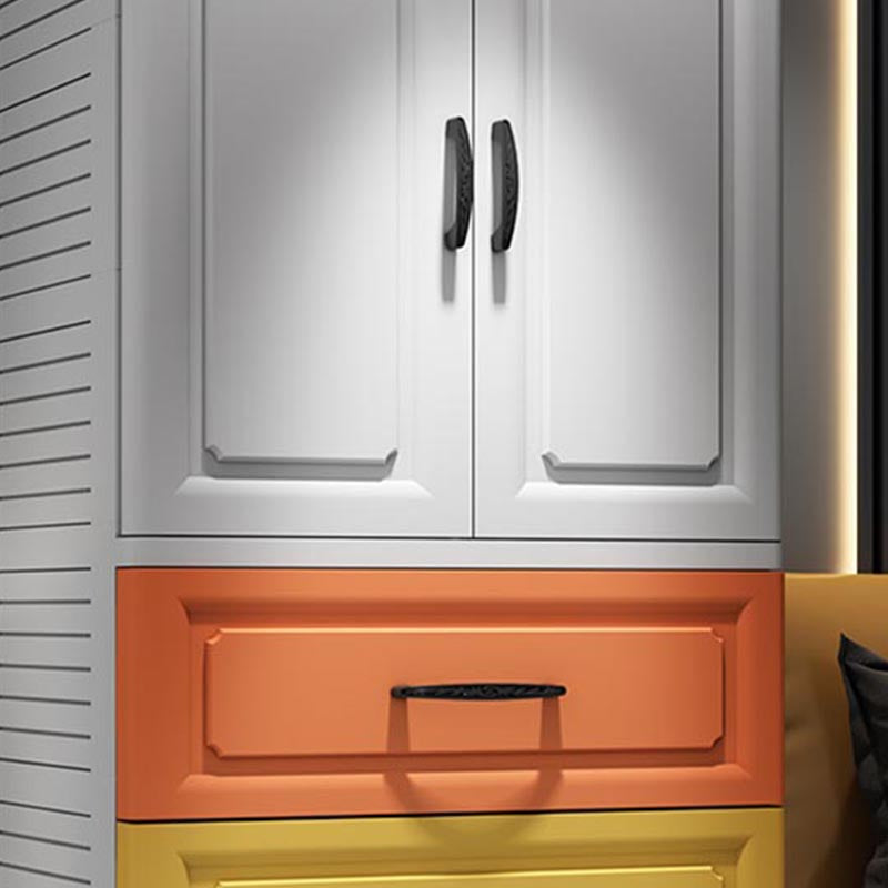 Contemporary Wardrobe Closet Plastic Wardrobe Cabinet with Legs Clearhalo 'Armoires & Wardrobes' 'armoires_wardrobes' 'Bedroom Furniture' 'furn' 'furn_armoires_wardrobes' 'Furniture' 6166117