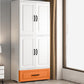 Contemporary Wardrobe Closet Plastic Wardrobe Cabinet with Legs Clearhalo 'Armoires & Wardrobes' 'armoires_wardrobes' 'Bedroom Furniture' 'furn' 'furn_armoires_wardrobes' 'Furniture' 6166121