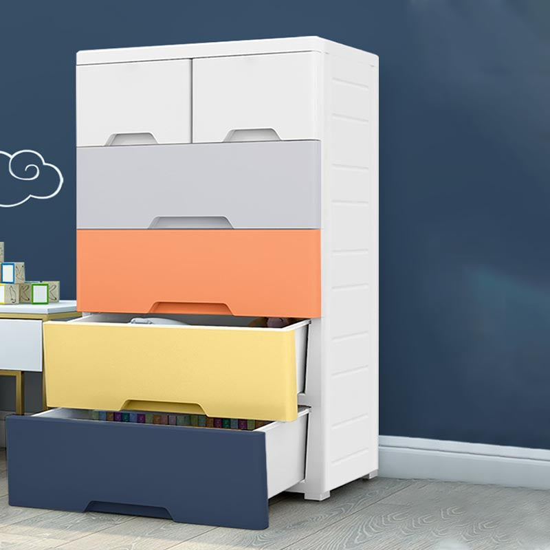 Non-Hanging Armoire with Drawer Contemporary Storage Cabinet Clearhalo 'Armoires & Wardrobes' 'armoires_wardrobes' 'Bedroom Furniture' 'furn' 'furn_armoires_wardrobes' 'Furniture' 6166151