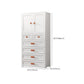 White Plastic Wardrobe Armoire with Legs Contemporary Wardrobe Closet Clearhalo 'Armoires & Wardrobes' 'armoires_wardrobes' 'Bedroom Furniture' 'furn' 'furn_armoires_wardrobes' 'Furniture' 6166236