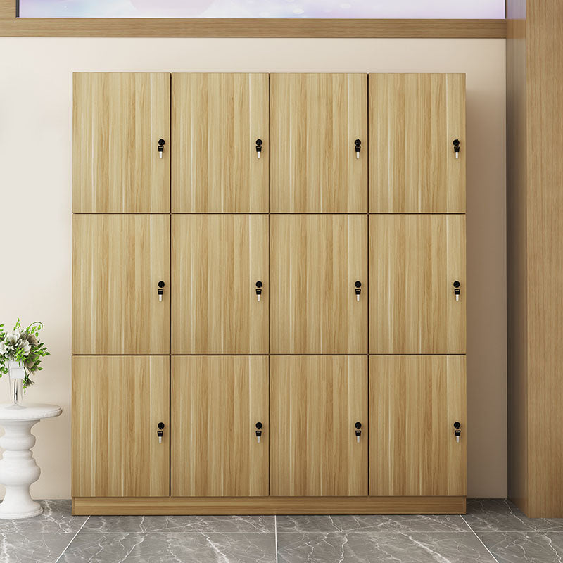 Gabinete de almacenamiento de acabado mate de madera fabricada para el baño