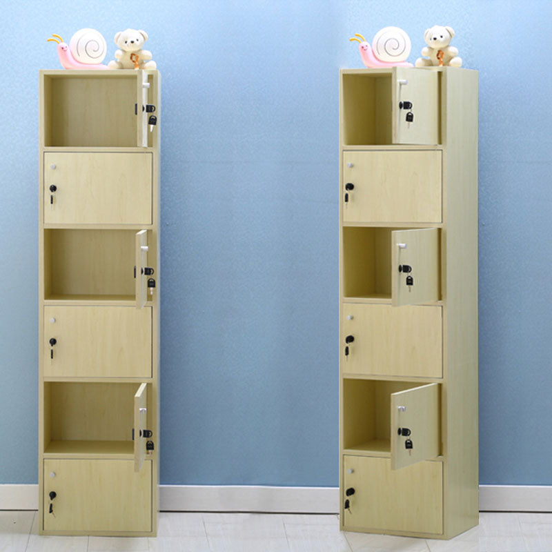 Matte afwerking niet-hangende kast moderne houten opbergkast met scharnierende deuren