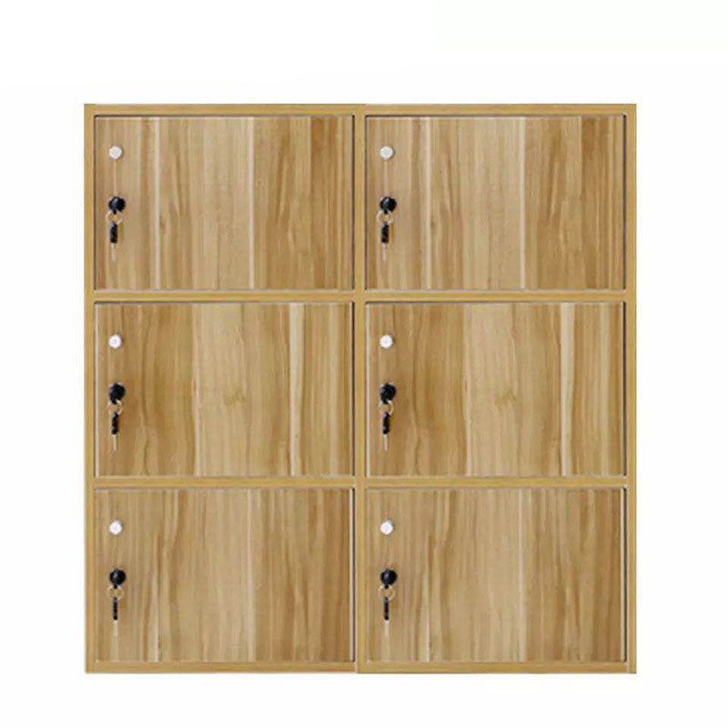 Matte afwerking niet-hangende kast moderne houten opbergkast met scharnierende deuren