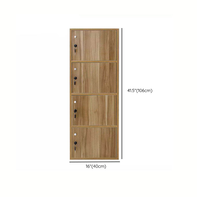 Matte afwerking niet-hangende kast moderne houten opbergkast met scharnierende deuren