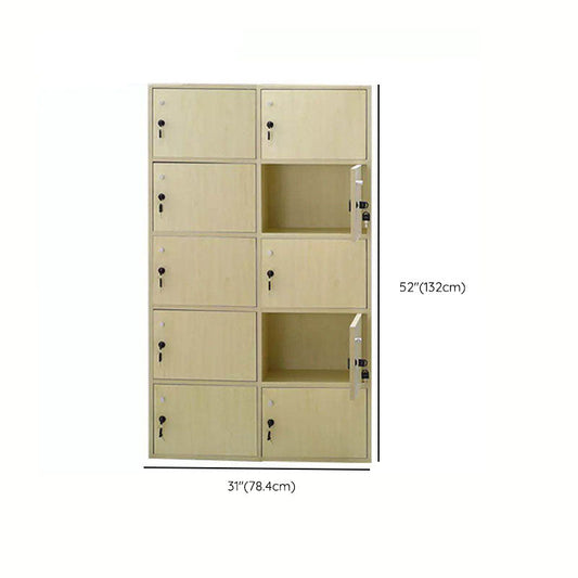 Matte afwerking niet-hangende kast moderne houten opbergkast met scharnierende deuren