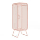 Modern Hinged Door Wardrobe for Home Matte Finish Cabinet with Metal Frame Pink Clearhalo 'Armoires & Wardrobes' 'armoires_wardrobes' 'Bedroom Furniture' 'furn' 'furn_armoires_wardrobes' 'Furniture' 6166344