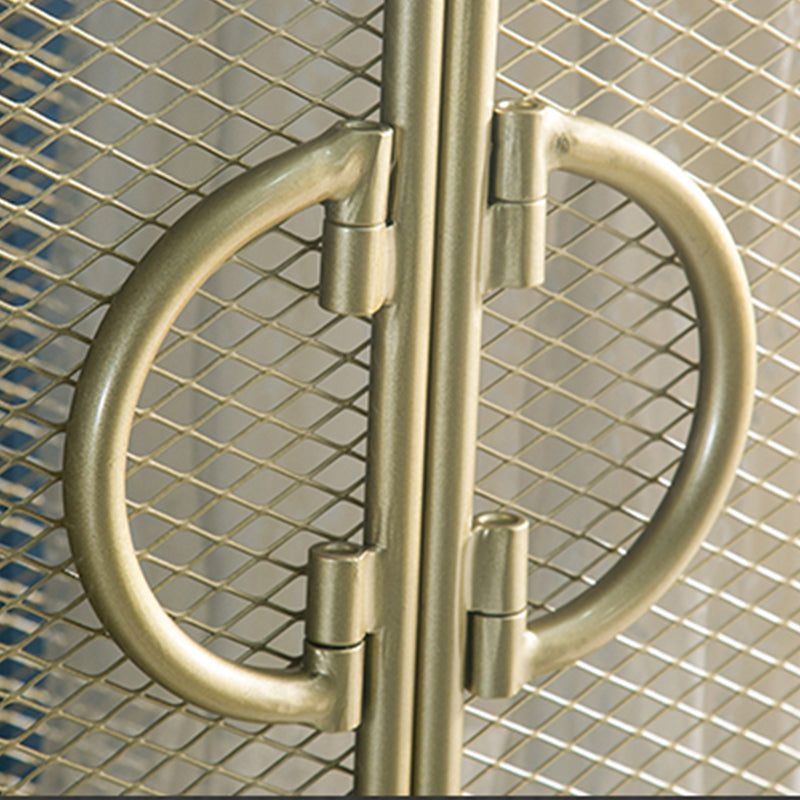 Modern Hinged Door Wardrobe for Home Matte Finish Cabinet with Metal Frame Clearhalo 'Armoires & Wardrobes' 'armoires_wardrobes' 'Bedroom Furniture' 'furn' 'furn_armoires_wardrobes' 'Furniture' 6166354