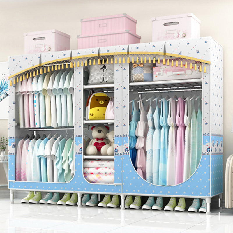 Placard de garde-robe à 3 portes de style contemporain avec jambes