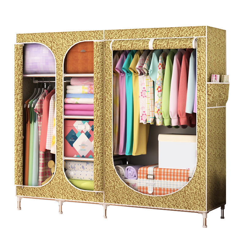 Placard de garde-robe à 3 portes de style contemporain avec jambes