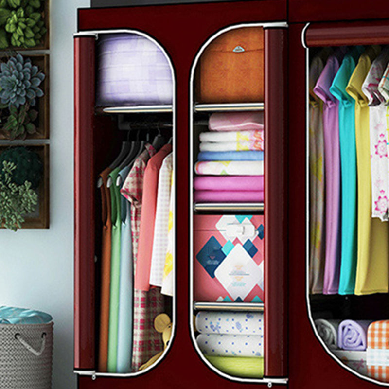 Placard de garde-robe à 3 portes de style contemporain avec jambes