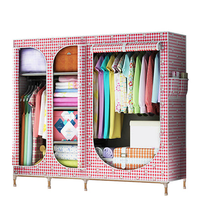 Placard de garde-robe à 3 portes de style contemporain avec jambes