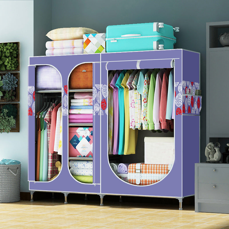 Placard de garde-robe à 3 portes de style contemporain avec jambes