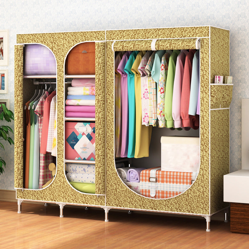 Placard de garde-robe à 3 portes de style contemporain avec jambes