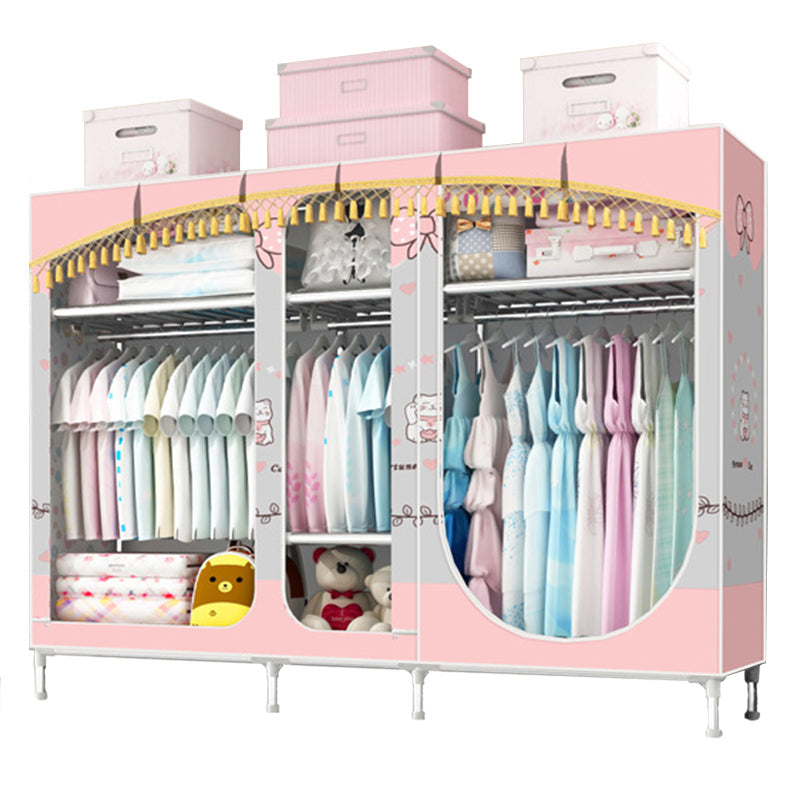 Placard de garde-robe à 3 portes de style contemporain avec jambes